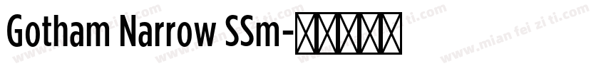 Gotham Narrow SSm字体转换
